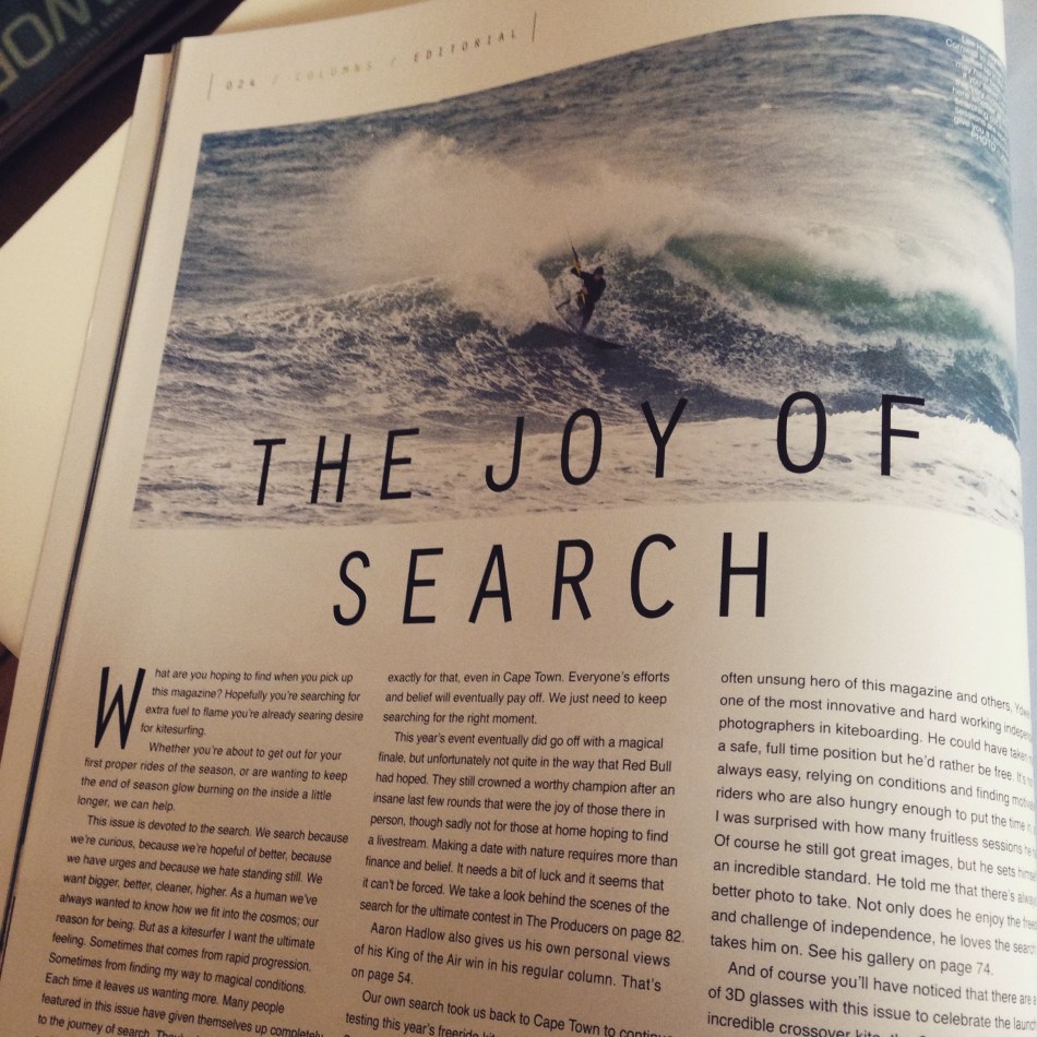 KITEWORLD MAGAZINE ISSUE 74 EDITORIAL