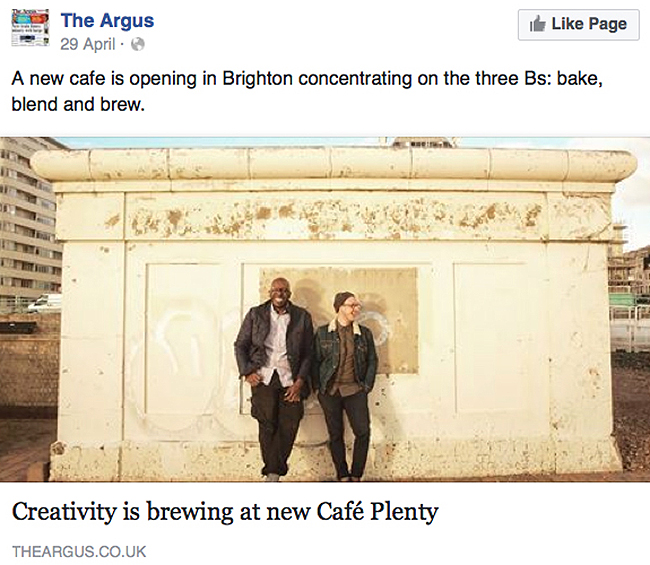 Cafe Plenty Brighton The Argus