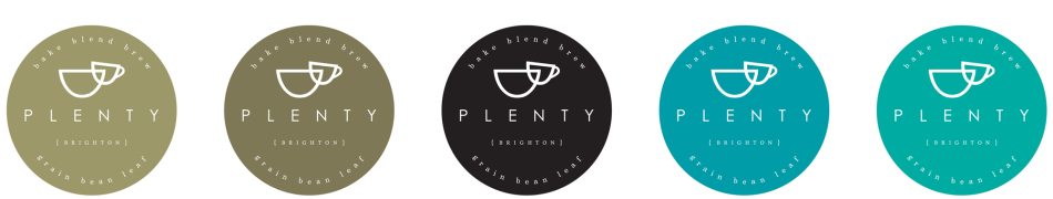 cafe plenty brighton logos